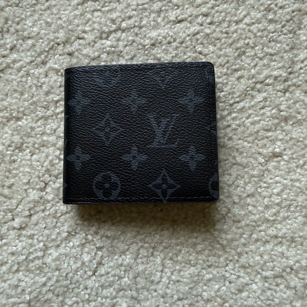 Louis Vuitton Black Monogram Eclipse Bi-Fold Wall… - image 1